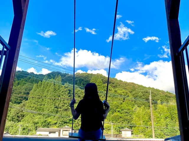 BBQに映えブランコ完備_球磨川ラフティング ハッピーサプライズ