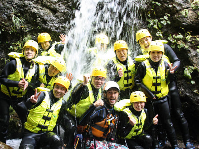 楽しい写真スポットがいっぱいのキャニオニング。_HOA北海道アウトドアアドベンチャーズ