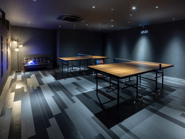 【club湯座屋 卓球場】絶対盛り上がる卓球場!毎日熱い戦いが繰り広げられています♪_山中温泉 お花見久兵衛