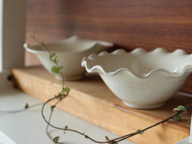 電動ろくろ体験の作品です。_陶芸教室やわら木