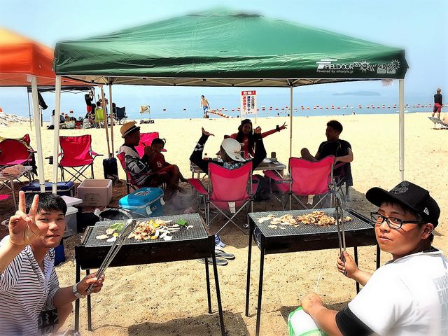 出張バーベキュー満福岡山