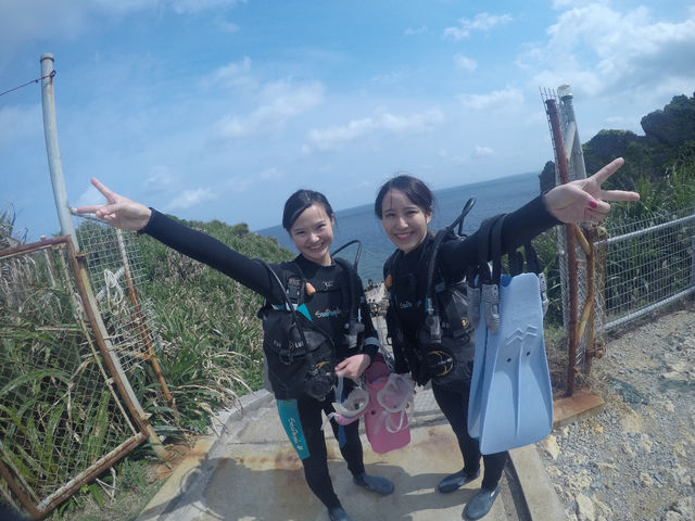 いってきまーす♪_ルーツダイブ