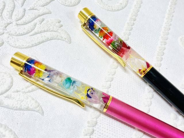 【ちょっとお時間が余ったらB】ハーバリウムボールペン作り:制作時間約20分:ご参加特別料金1,100円_フランスカルチャーサロン ラベルヴィ