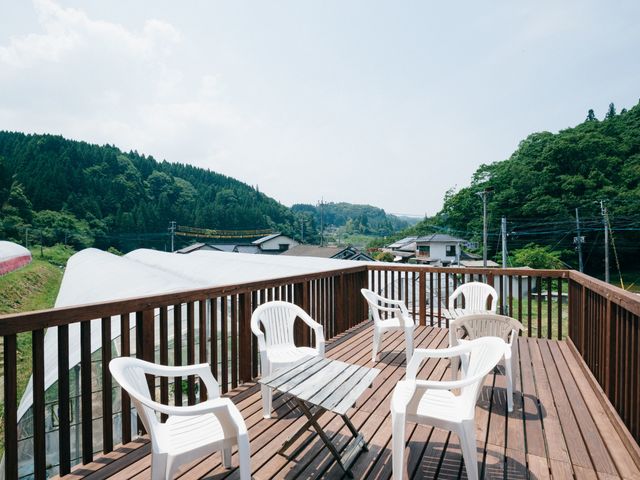 受付の上には実はロフトが!日向ぼっこに最適です★_なかはた農園