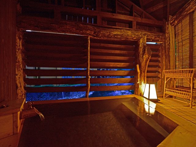 2017年6月にオープンした貸切風呂。_四季彩り 秋田づくし 湯瀬ホテル