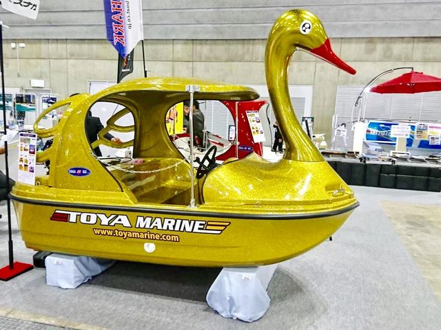 幸運のゴールド!
特別オーダーで製作しました。_洞爺マリン