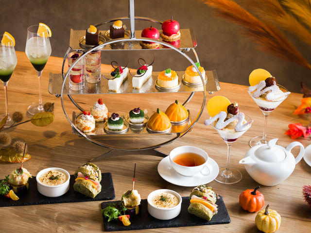 秋の味覚アフタヌーンティ(9/16〜10/31)_大磯プリンスホテル