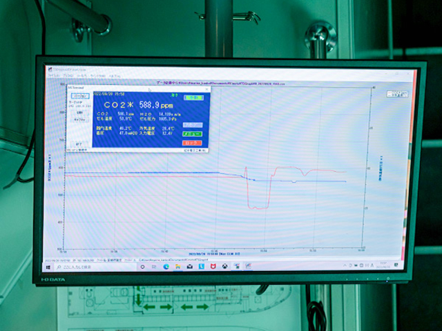 CO₂モニター_マリン観光開発