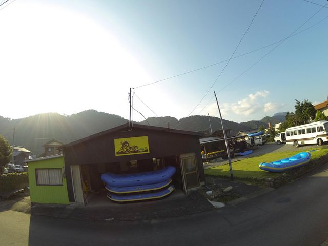 Ratのベースです!和室や天然芝のスペースがあり休日をゆったり過ごせます_長良川ラフティングRAT