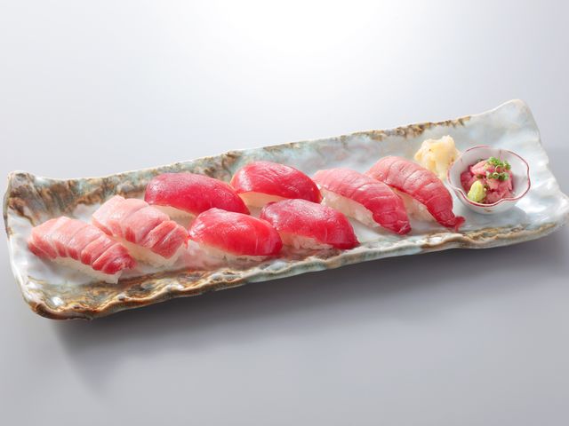 まぐろスペシャル握り_御食事処 大漁市場