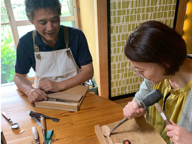 トントン、トントン制作中_ナガワクラフト