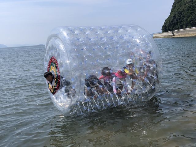 準備片付けにご協力頂ければ大型フロートも!_NPO法人 あさくちスポーツクラブ遊ぶところ
