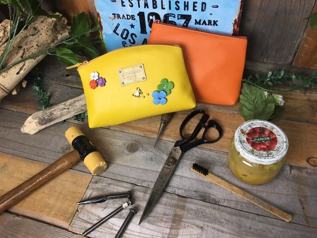 ¥3.300コースのマルチポーチ_フェザント