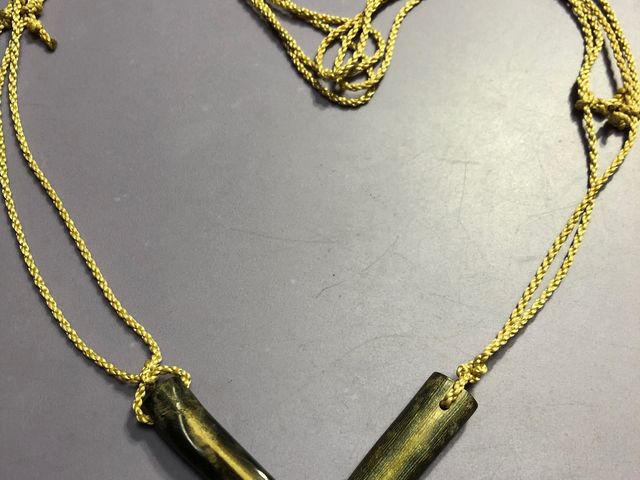 世界に一つだけのペアネックレスも作れます♪_離島仙人
