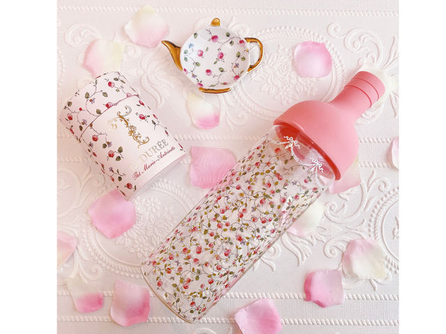 ガラスポット&ティーパックトレイ_ポーセラーツサロン macaron couture 武蔵小杉