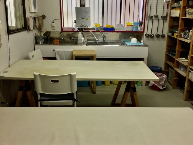 工房の様子_K's Clay Studio 陶芸体験