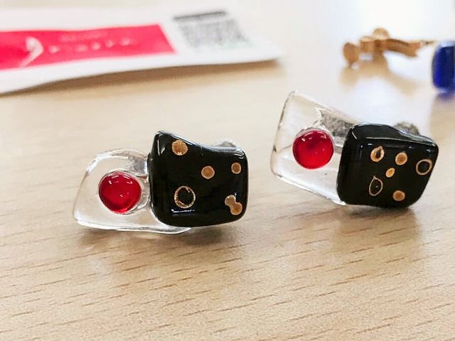 ガラスのアクセサリー作り 作品_ギャラリーイリマル