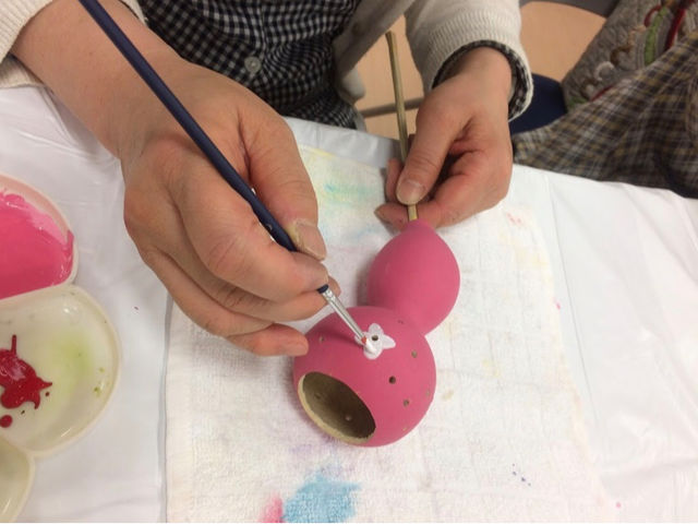 ひょうたんランプ作り体験_ヨーローヒョウタン工房