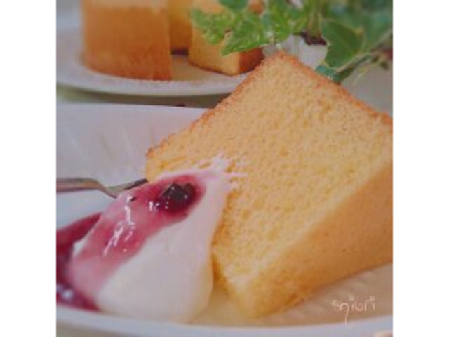 シフォンケーキ_紅茶とお菓子の教室 Soleil