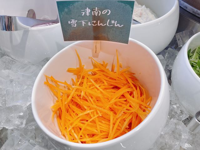 新潟の津南の雪下にんじん_ホテルグローバルビュー新潟 DINING EDIT ECHIGO