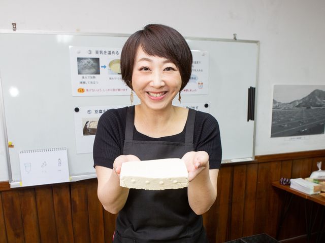 完成した豆腐_Cafe にがり衛門