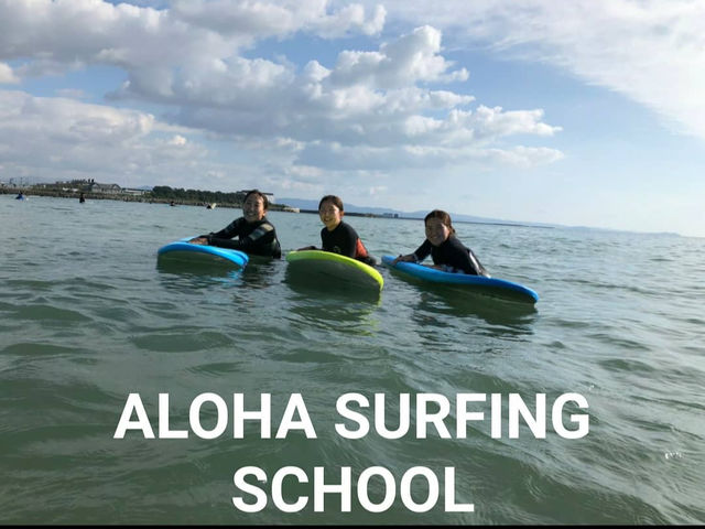 海の中での気分は最高です。!!_ALOHA SURFING SCHOOL