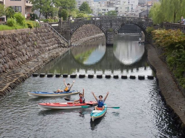 眼鏡橋(出発地点)_シーカヤック長崎