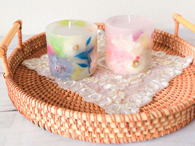 生徒様作品_candle&flower Laulearose
