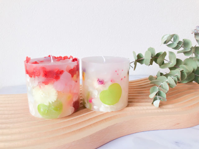 生徒様作品_candle&flower Laulearose