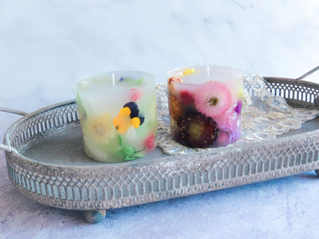 生徒様作品_candle&flower Laulearose