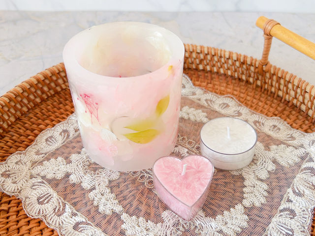 ボタニカルランタン&ティーライトキャンドル_candle&flower Laulearose