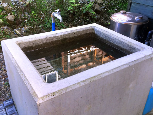 水中カメラ用の水桶_屋久島ダイビングサービス もりとうみ