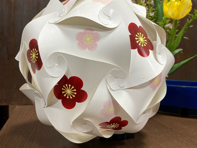 照明オフでもオシャレなインテリアとしてもご利用いただけます。_朝日堂