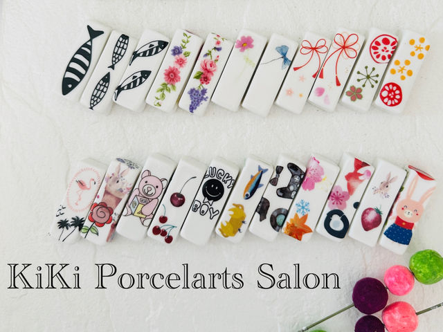 カラフル箸置き_KiKi Porcelarts Salon