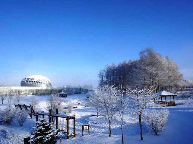 雪のシーズンには、町内の「ゆめの森公園」で雪で遊ぶことができます。_開陽台ツアーズ(一般社団法人なかしべつ観光協会)