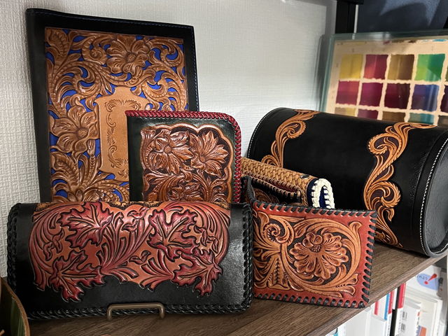 アメリカ発祥のカービング作品_K-one Leather Craft