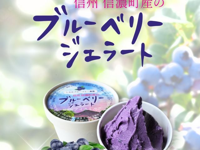 ジェラート始めました_しなのブルーベリー農園