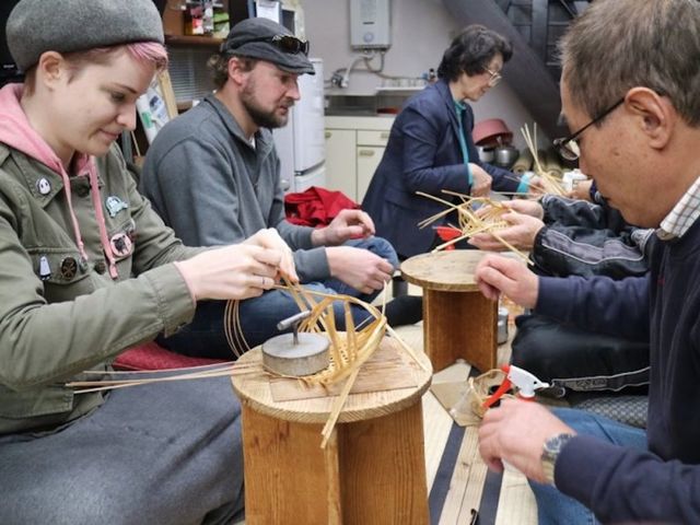 たけはら竹工房で物作り体験_バンブーツアー