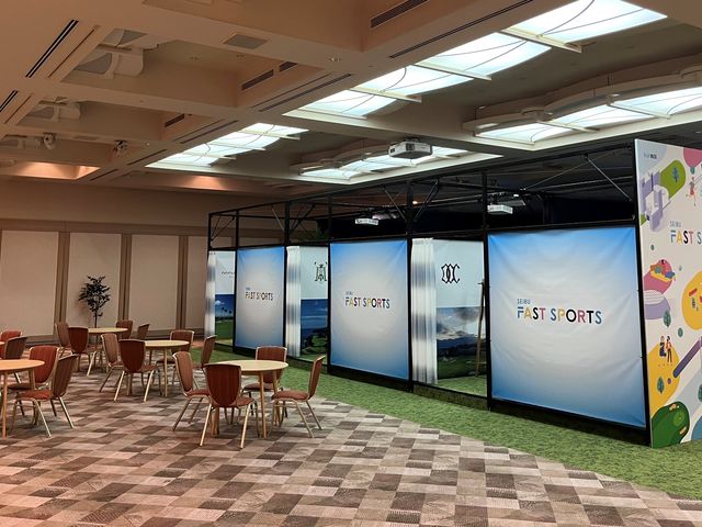 広々としたパーティースペースも備え大人数にも対応_SEIBU FAST SPORTS FIELD 品川ゴルフ