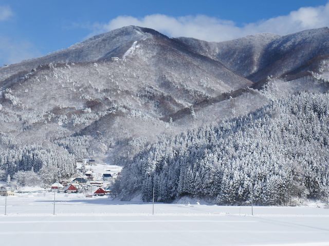 古海の田園風景の写真1