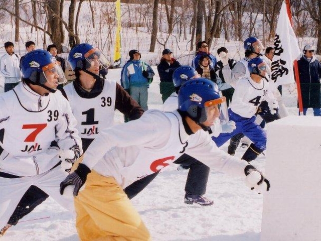 スポーツ雪合戦体験の写真1
