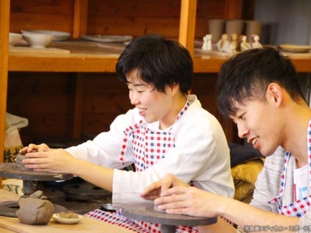 北海道メディカル・スポーツ専門学校_陶芸教室