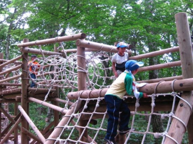 広島県立もみのき森林公園 わんぱくの森アスレチックコースの写真1