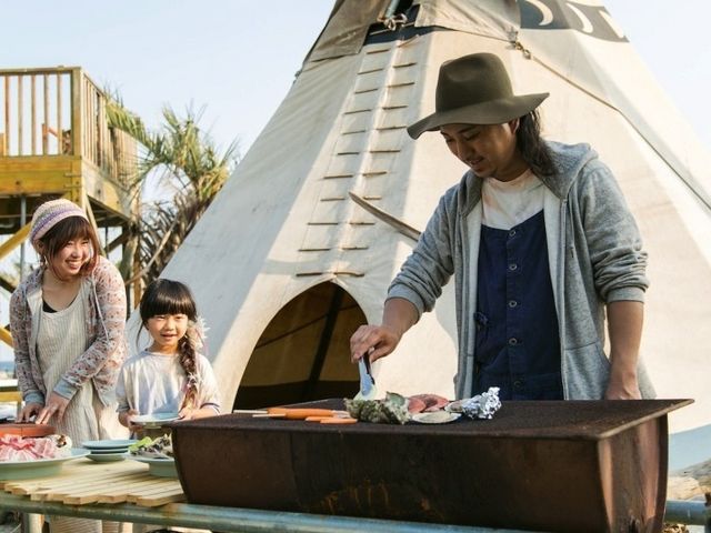 ティピBBQ_白浜フラワーパーク