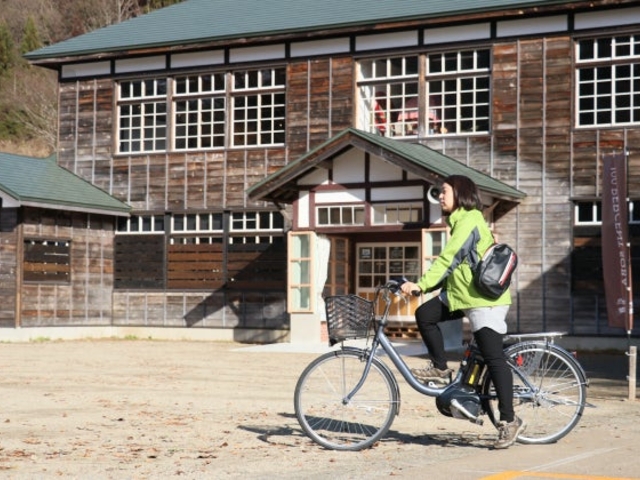 昭和村のレンタサイクルの写真1