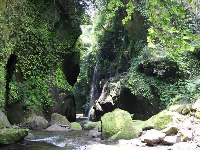 由布川峡谷の写真1