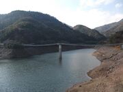 香下ダム・吊り橋の写真3