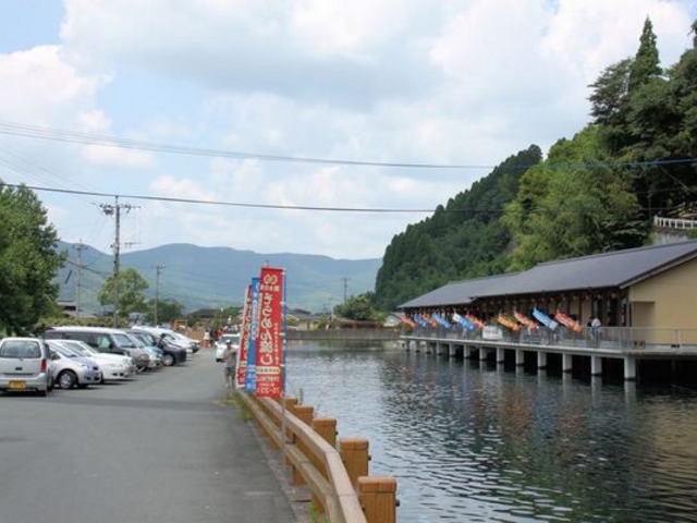竹中池ソーメン流し