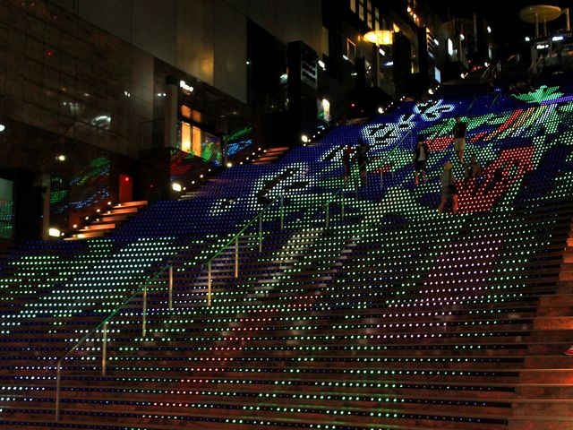 大階段イルミネーション
七夕笹飾り_京都駅ビル