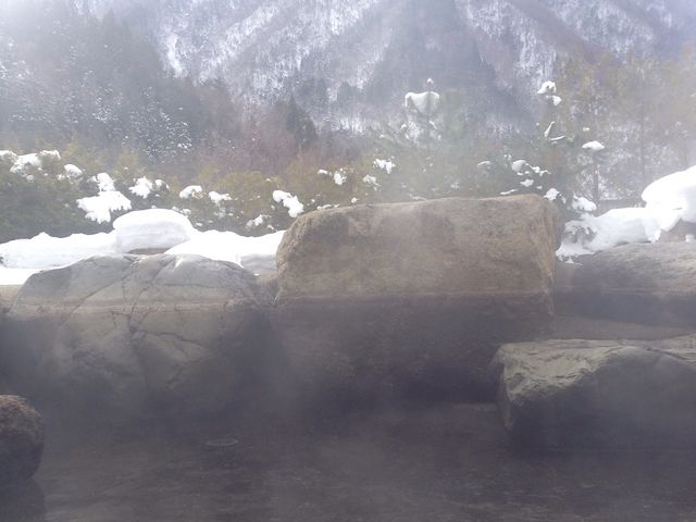 開放感満載の露天風呂_荒神の湯